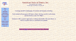 Desktop Screenshot of americanstarsofdance.com